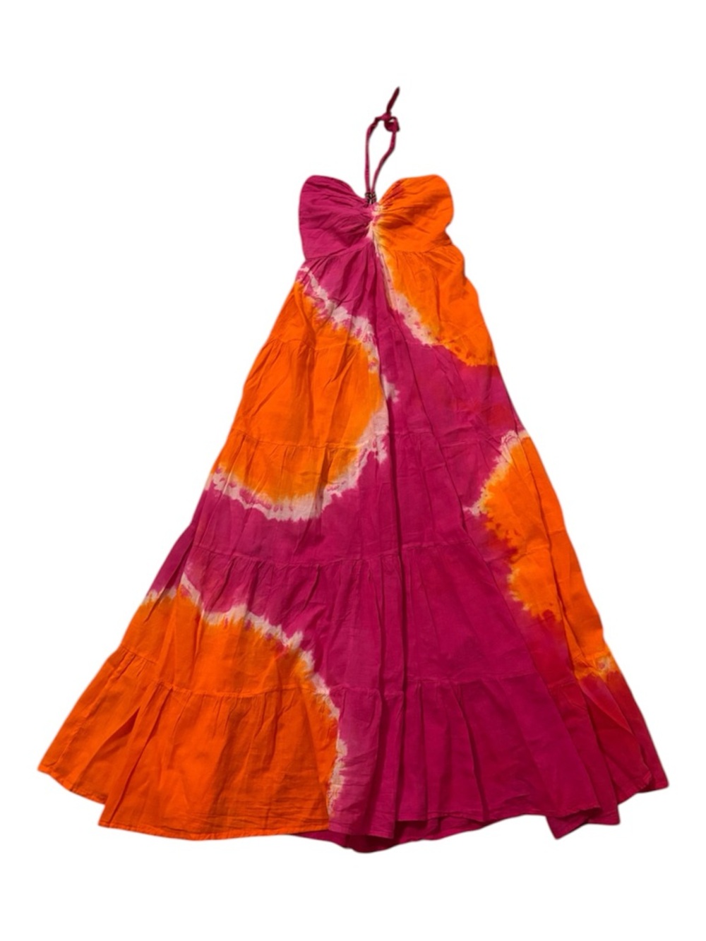 Tropix by Trina Turk Halter Maxi Cover Up bohemian Hippie Festival Size Large